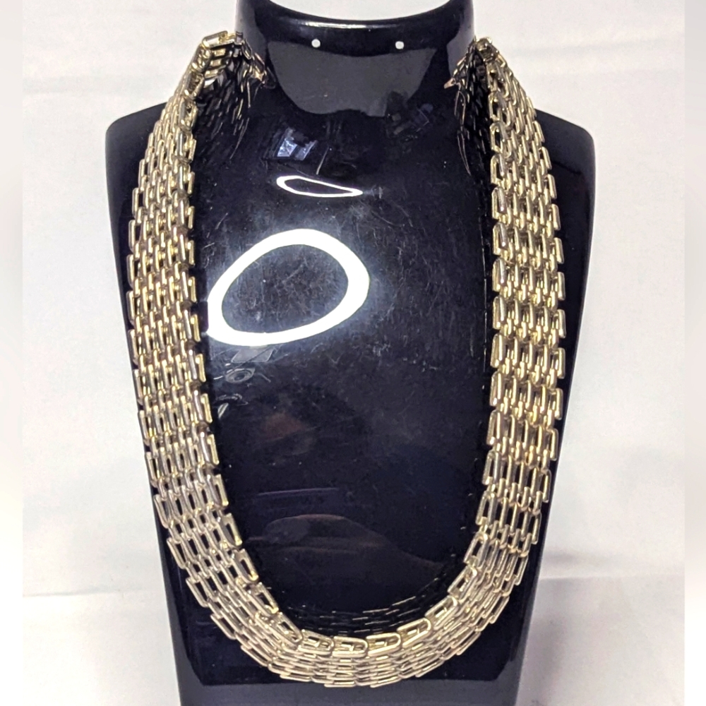 3 for $30 Vintage 80s silver tone chain link necklace